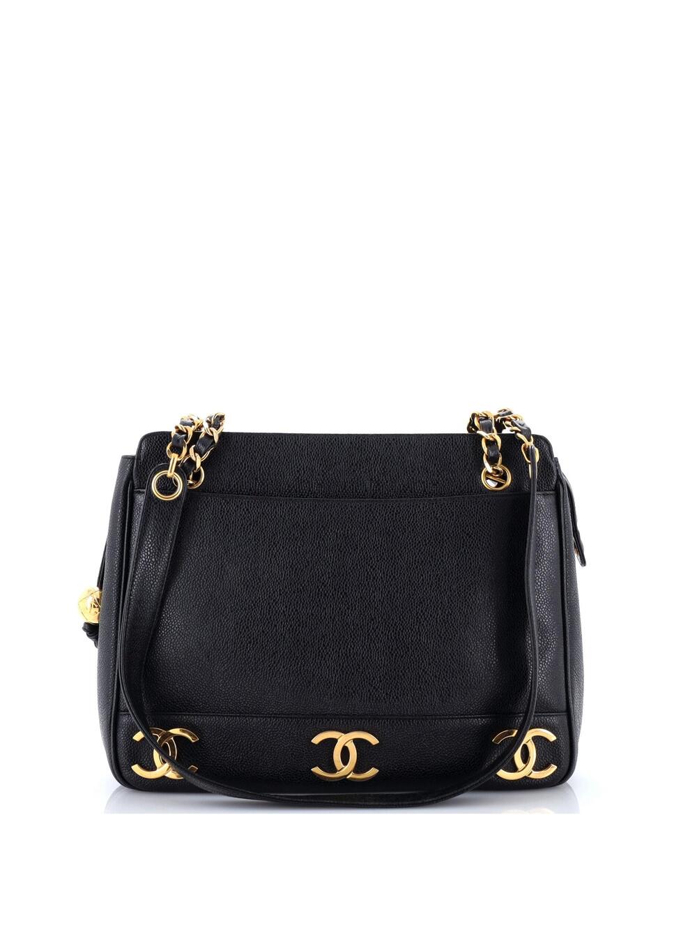 Chanel Vintage Metal Cc Shoulder Bag #371239C35B